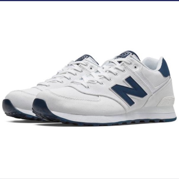 New Balance | Shoes | New Balance Womens 574 Whiteblue Wl574hrw | Poshmark